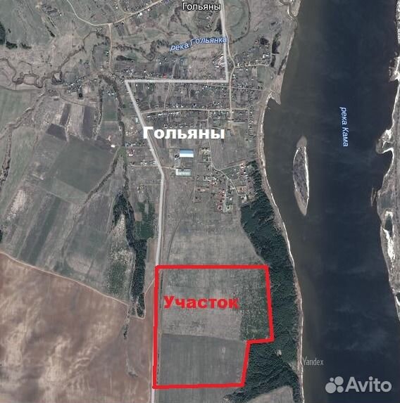 Спутниковая карта гольяны