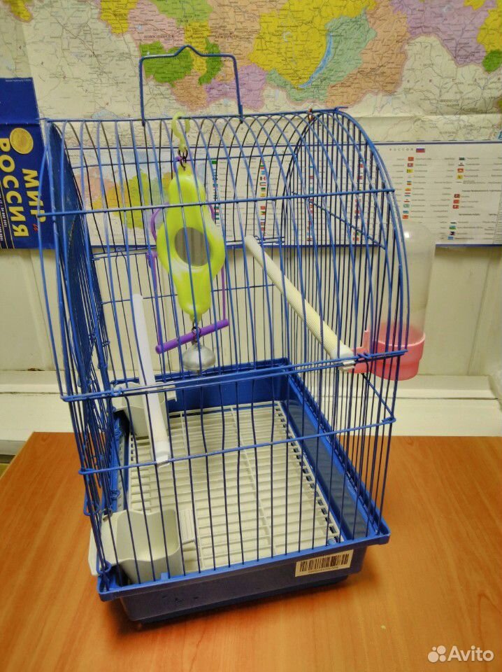 Клетка для попугайчика купить на Зозу.ру - фотография № 2