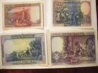 Банкноты Испании 1928 года. 25,50,100 и 500 песет объявление продам