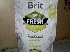 Корм brit fresh с уткой для собак 2,3 кг