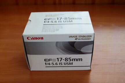 Canon EFS 17-85 mm f/4-5.6 is USM