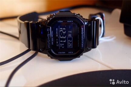 Мужские часы casio GW-M5610BB Черный глянец