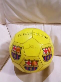 Мяч футбольный с автографами игроков сборной Испан