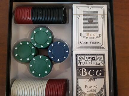 Покер-набор на 100 фишек