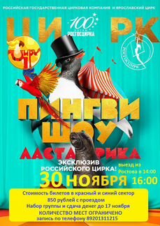 Билеты в Ярославский цирк на шоу Ласта Рика