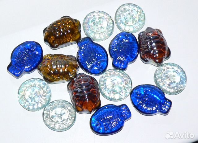 Стеклянный декор черепахи солнце рыбки