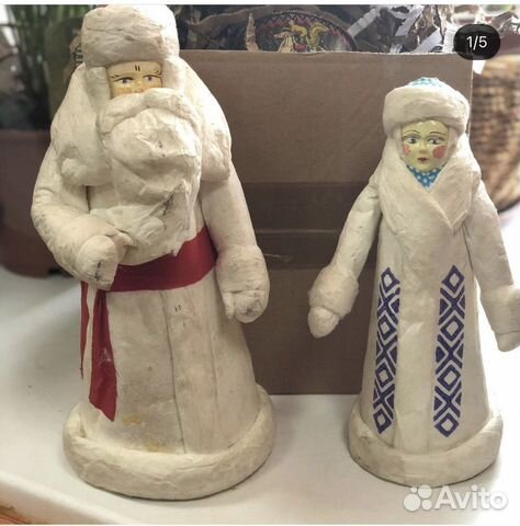 Советские дед мороз и снегурочка СССР