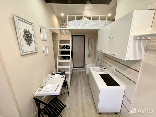 

Квартира-студия, 15 м², 2 кровати