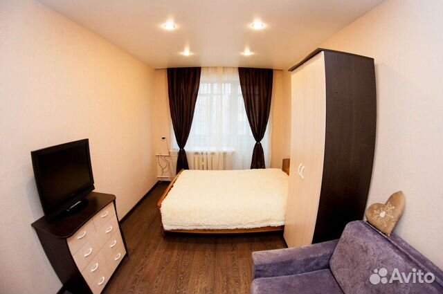 

1-к. квартира, 38 м², 2 кровати