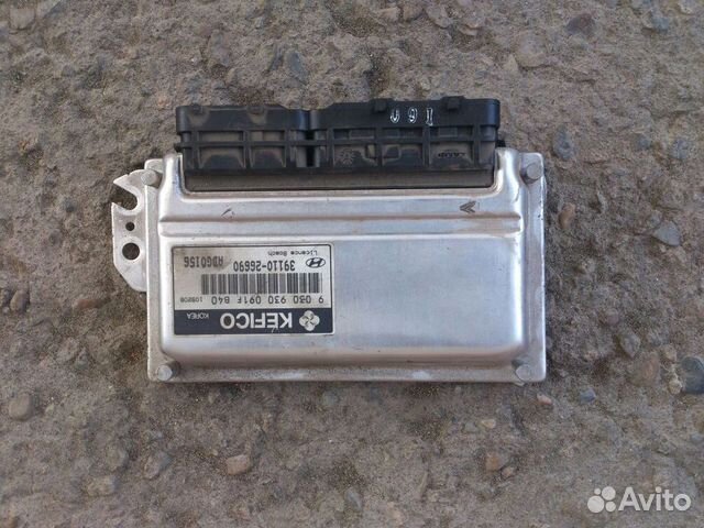 Блок управления двигателем хундай акцент