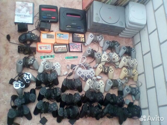 Приставки sony ps one 1 2 dendy sega джостики