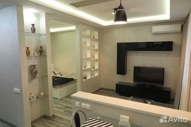

Квартира-студия, 35 м², 2 кровати