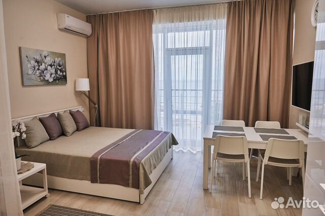 

Квартира-студия, 45 м², 2 кровати