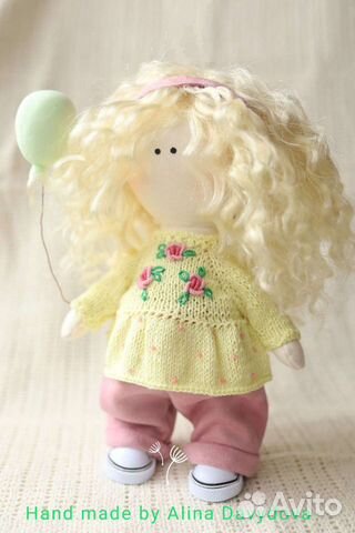 Интерьерная кукла ручной работы