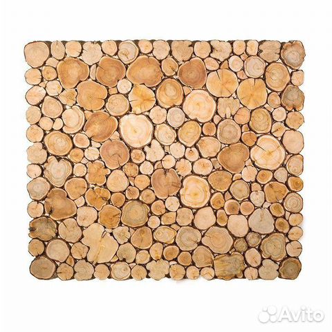 Панно декоративное из можжевельника 500*500 мм