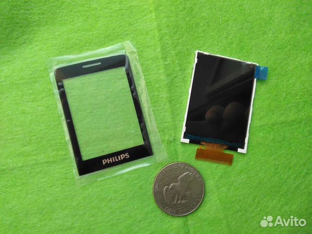 Philips E570/E580 E590 Дисплей Стекло Плата Крышка
