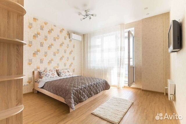 

1-к. квартира, 52 м², 2 кровати