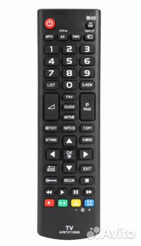 Универсальный пульт д/у для телевизоров LG