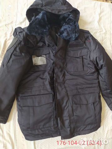 Бушлат, брюки (форма мвд) чёрного цвета