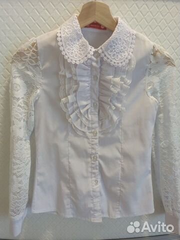 Блузка белая