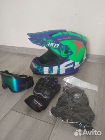 Шлем Мотокросс Эндуро комплект