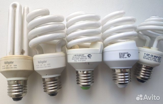 Энергосберегающие лампочки