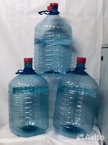 Пэт бутыли 18,9 литров (с ручкой)