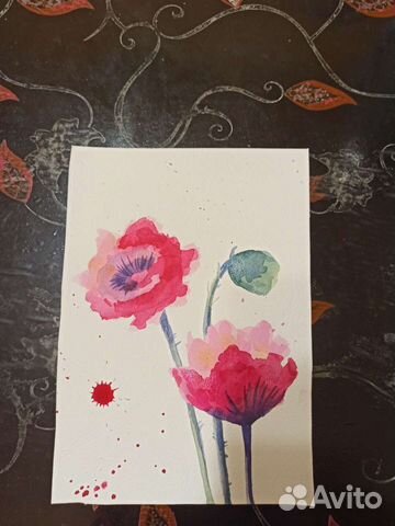 Картина акварель