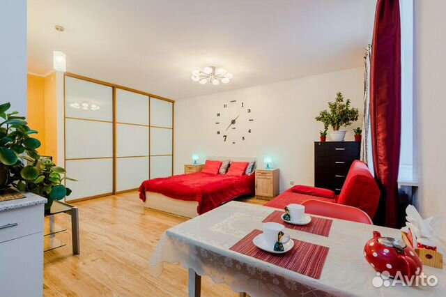 

Квартира-студия, 39 м², 2 кровати