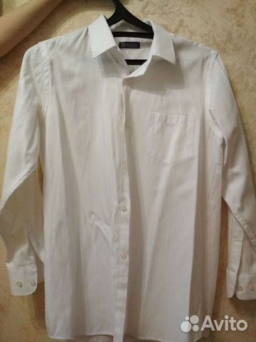 Рубашка белая школьная на 158 см