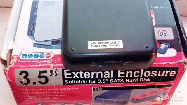 Внешний корпус AgeStar 3UB3A5 имеет сверхскоростно