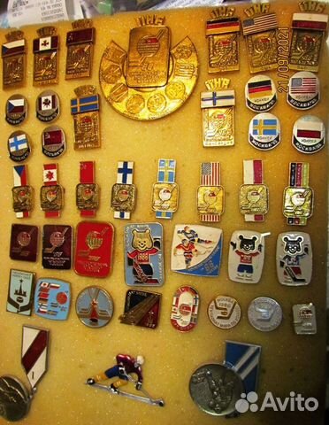 Значки; Спорт хокей