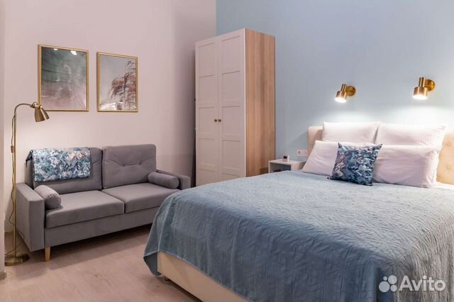

1-к. квартира, 38 м², 2 кровати
