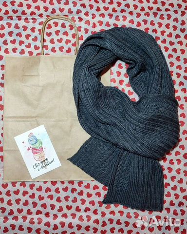 Шарф вязаный