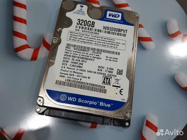 Жесткий диск для ноутбука