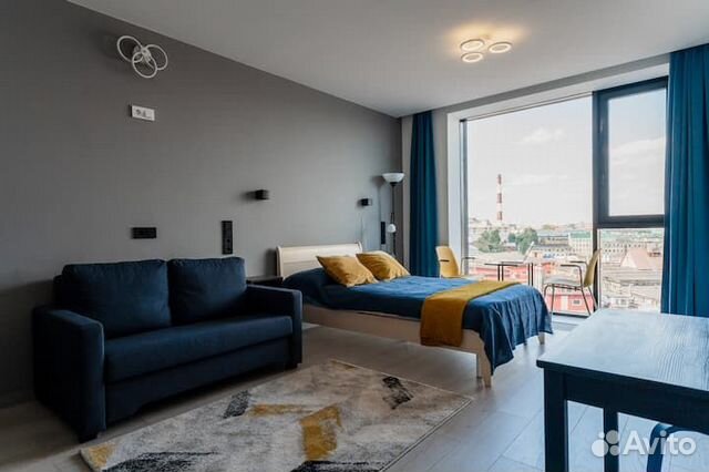 

Квартира-студия, 29 м², 2 кровати