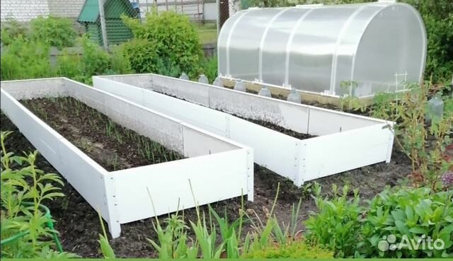 Грядки пластиковые из подоконника пвх