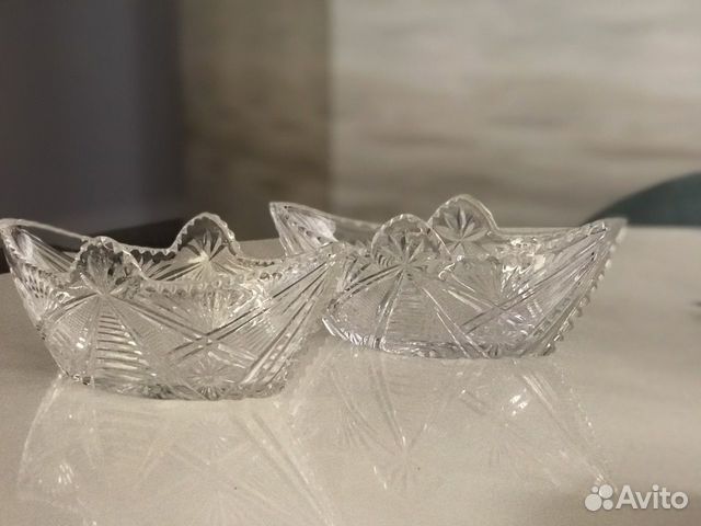 Конфетница из хрусталя