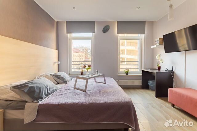 

Квартира-студия, 35 м², 2 кровати