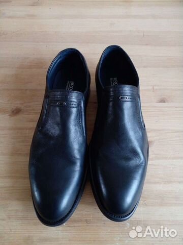 Мужские кожаные туфли 42 -42.5 размер