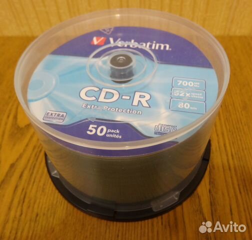 Диски DVD-R, CD-R, CD-RW, новые