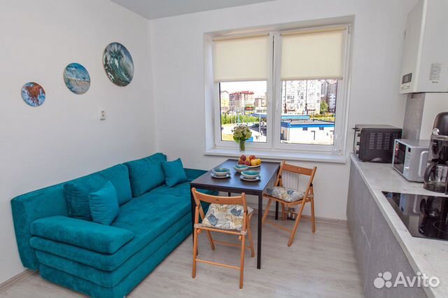 

1-к. квартира, 38 м², 2 кровати