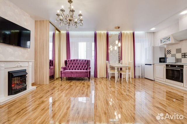 

Квартира-студия, 42 м², 1 кровать