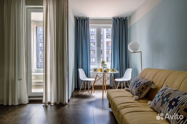 

Квартира-студия, 35 м², 2 кровати