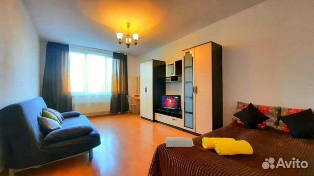 

1-к. квартира, 43 м², 1 кровать