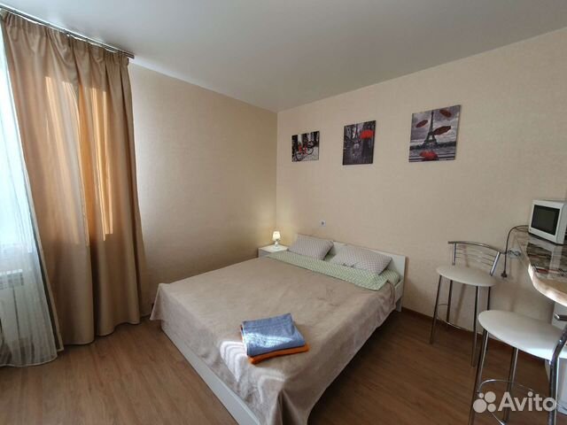

Квартира-студия, 30 м², 1 кровать