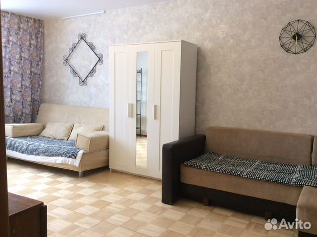 

1-к. квартира, 40 м², 3 кровати