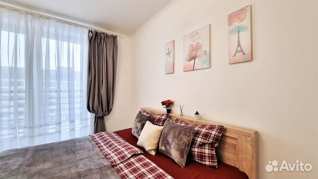 

1-к. квартира, 38 м², 2 кровати