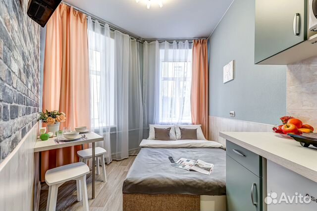 

Квартира-студия, 14 м², 1 кровать