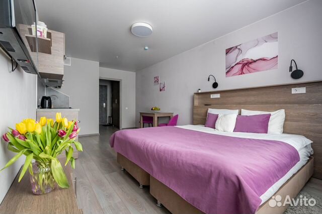 

Квартира-студия, 30 м², 2 кровати
